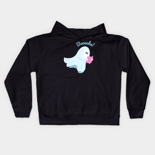 Spectral Stories: White Ghost Booooks! Halloween Kids Hoodie